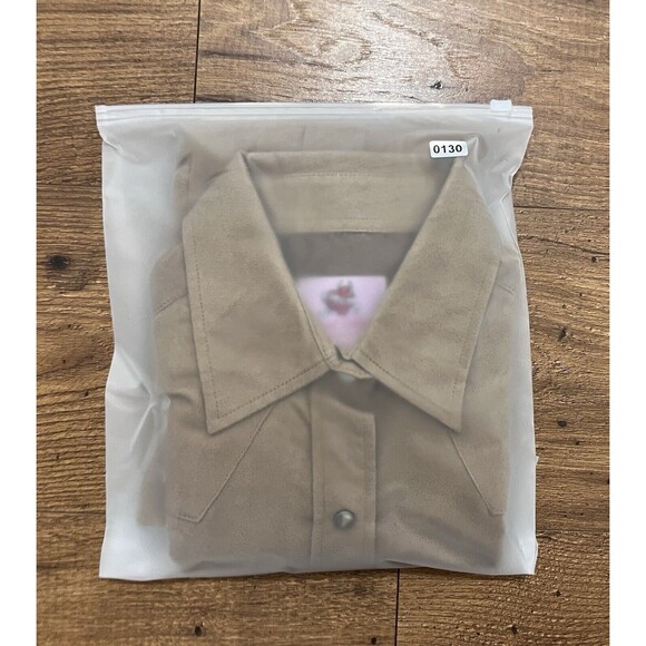 Wired Heart Button Shirt Womens Medium Brown Long Sleeve Pearl Snap Western - Picture 9 of 9